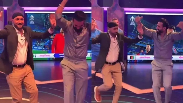 Irfan Pathan and Harbhajan Singh's Joyful Dance Celebrates Afghanistan's Victory Over Sri Lanka