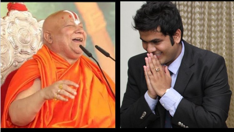 Rhythm Wagholikar Pays Tribute to Guru Rambhadracharya: Recognized with Gyanpit Award